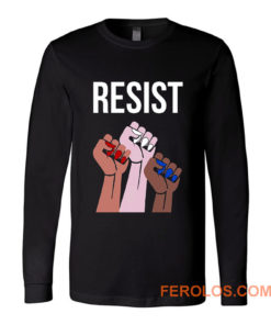 Reistst Womens Fists Political Long Sleeve