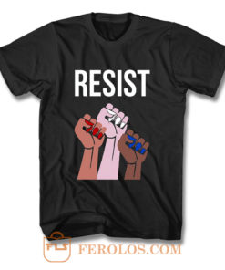 Reistst Womens Fists Political T Shirt