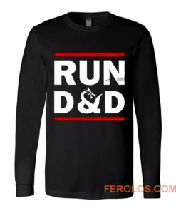 Run D And D Funny Board Game Long Sleeve