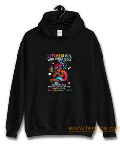 September Girl With Three Sides Hoodie