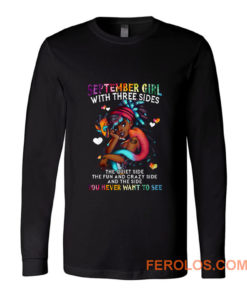 September Girl With Three Sides Long Sleeve