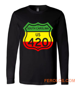 South Carolina Highway 420 in Rasta Colours Long Sleeve