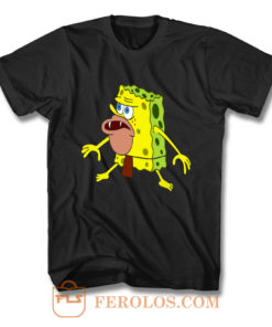 Spongeboob Funny Jurasic Time T Shirt