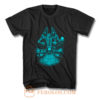 Star Wars Millennium Falcon Blue Outline T Shirt