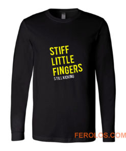 Stiff Little Fingers new tee black white Long Sleeve