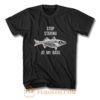 Stop Staring At My Bass Funny Fishing T Shirt