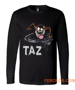 TAZ Tazmania Devil Looney Tunes Classic Cartoon Long Sleeve