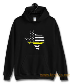 Texas 911 Dispatcher American Flag Hoodie