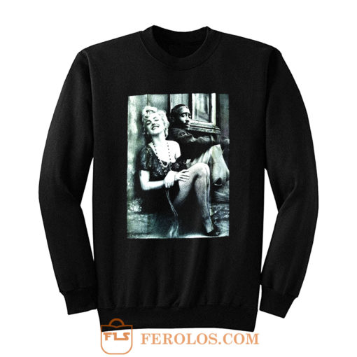 Tupac And Marilyn Monroe Couple Sweatshirt