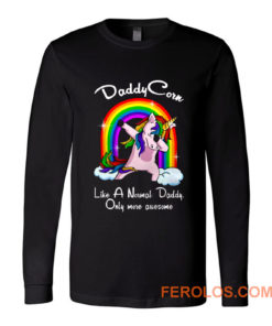 Unicorn Daddy And Rainbow Long Sleeve