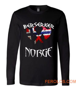 Vintage Viking Berserker Norway Norge Long Sleeve