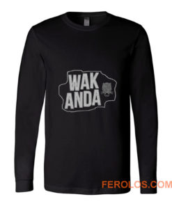 WAKANDA Panther Map Long Sleeve