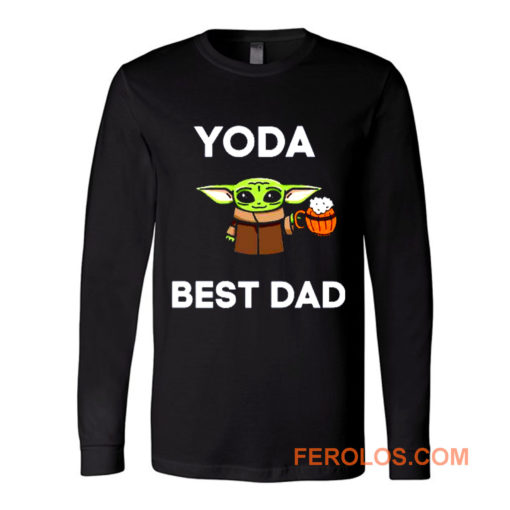 Yoda Best Dad Baby Yoda Take A Beer Funny Star Wars Parody Long Sleeve