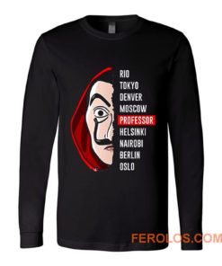 la Casa de Papel Money Heist Long Sleeve