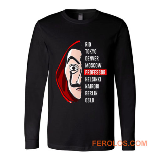 la Casa de Papel Money Heist Long Sleeve