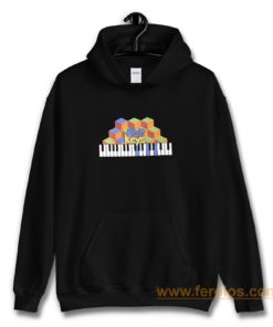 8bit Keys Piano Classic Retro Hoodie