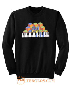 8bit Keys Piano Classic Retro Sweatshirt