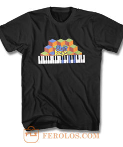 8bit Keys Piano Classic Retro T Shirt