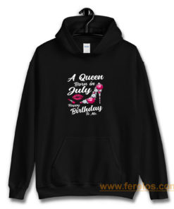 A Queen Born Un Hoodie