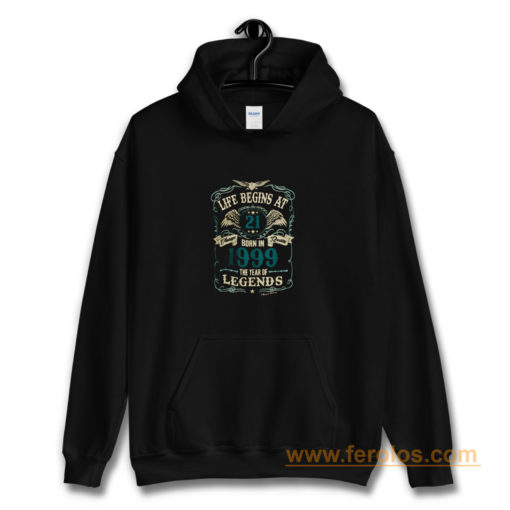 Born In 1999 Year Of Legends Hoodie