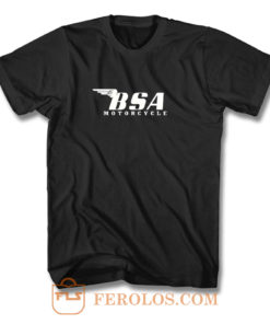 Bsa Motorcycle Retro T Shirt
