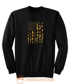 Cheetah American Flag Sweatshirt