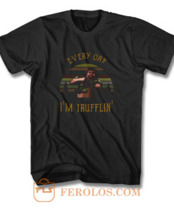 Chunk Everyday Im Trufflin Sunset T Shirt