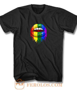 Colour Lip Lgbt T Shirt