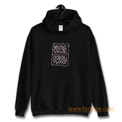 Cute Alphabet Hoodie