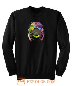 Dj Pug Colourful Sweatshirt
