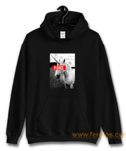 Fake Unicorn Hipster Funny Hoodie