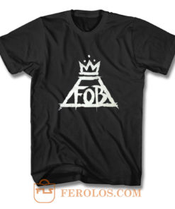 Fall Out Boy Fob Crown Rock Band T Shirt