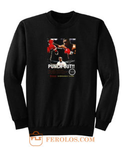 Funny Birthday Punch Out Sweatshirt