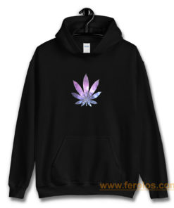 Galaxy Marijuana Leaf Hoodie