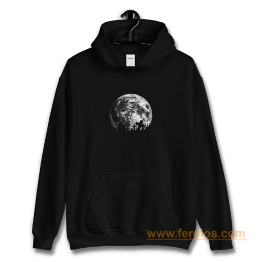 Graveyard On The Night Halloween Hoodie