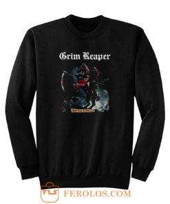 Grim Reaper See You In Hell 1983 Audioslave Sweatshirt