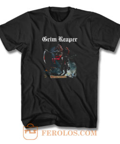 Grim Reaper See You In Hell 1983 Audioslave T Shirt