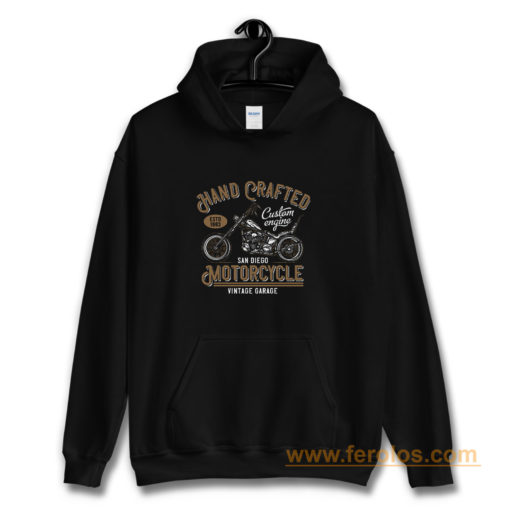 Hand Crafted Motorcycle Vintage Hoodie