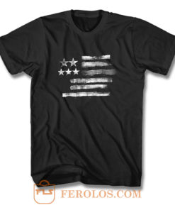 Hanes American Flag T Shirt