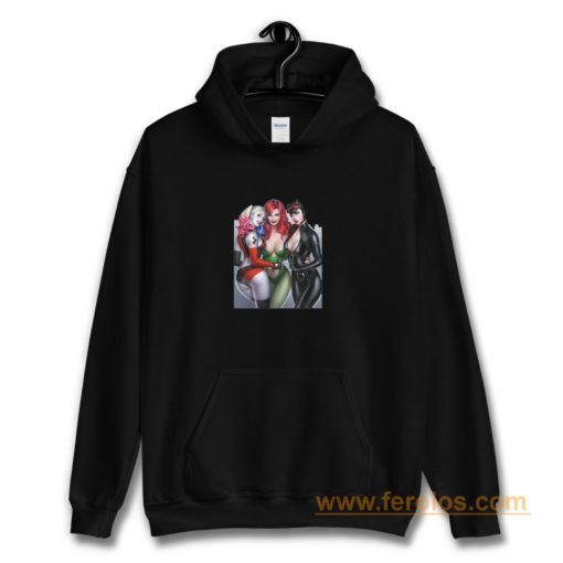 Harley Quinn Poison Ivy Superhero Sexy Hoodie