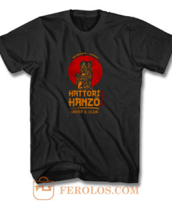 Hattori Hanzo Okinawa Sword And Sushi T Shirt