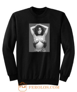 Janet Jackson Cover Rolling Stones Sweatshirt