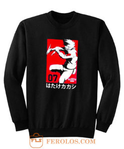 Kakashi Hatake Vintage Naruto Shippuden Anime Sweatshirt