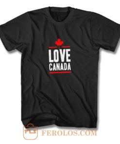 Love Canada T Shirt