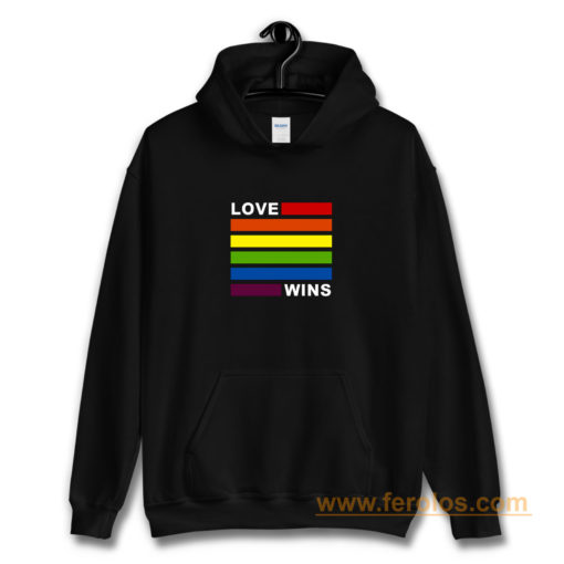 Love Wins Lgbt Gay Pride Rainbow Awesome Hoodie