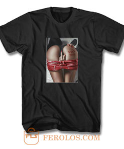 Middle Finger Bum Girl T Shirt