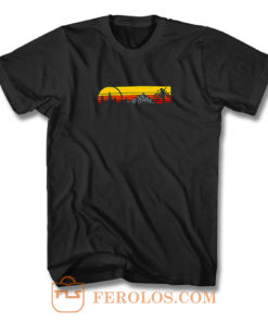 Mountain Sunset Bike T Shirt