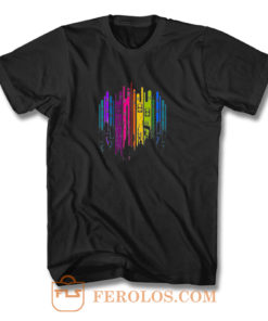 Music Note Colourful T Shirt