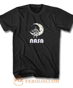 Nasa Astronaut Moon Space T Shirt