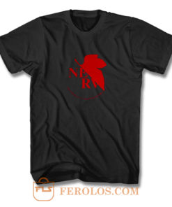 Neon Genesis Evangelion Anime Nerv Logo T Shirt